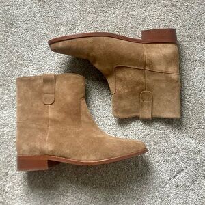 Tan Suede Ankle Bootie size 9